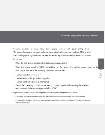 toyota regius ace 2011-2012 owners manual in english